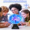 Theefun Blue Plasma Ball: 8 Inch Huge Plasma Globe Birthday Gifts Touch & Sound Sensitive Plasma Ball Lamp Electric Ball Lightning Novelty Light for Parties, Home, Prop, Room Decoration view 4
