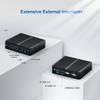 BASOARO Mini Industrial Computer Fanless Mini PC N100, 16GB RAM 512GB SSD 1TB HDD, 1*DP, 2*HD, 4K Triple Display, Gigabit Ethernet, 2 RS232 COM, Dual Band WiFi, BT 4.2, Industrial PC view 2