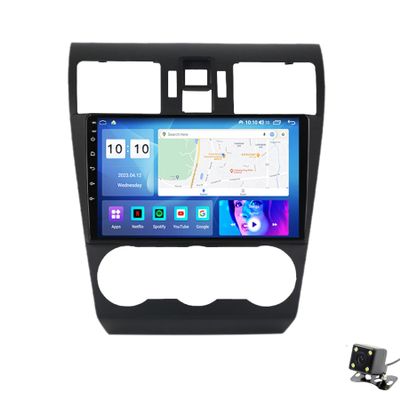 ADMLZQQ Double Din Car Stereo Multimedia with Bluetooth and 9" Touchscreen Android 12 for Subaru Forester 2013-2014,with GPS/Car-Play Android/SWC/Backup Camera/Mirror Link/4G WiFi,M600s