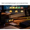 Xlteam Dual Analog VU Meter, Audio Splitter Switcher Box, with Display DB Panel, Stereo Speakers, Colour/Brightness Adjustment, for Home Theater view 2