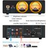 Xlteam Dual Analog VU Meter, Audio Splitter Switcher Box, with Display DB Panel, Stereo Speakers, Colour/Brightness Adjustment, for Home Theater view 4