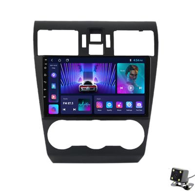 ADMLZQQ Double Din Car Stereo Multimedia with Bluetooth and 9" Touchscreen Android 12 for Subaru Forester 2013-2014,with GPS/Car-Play Android/SWC/Backup Camera/Mirror Link/4G WiFi,M90s