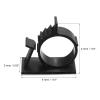 MECCANIXITY 25Pcs Cable Management Clips, 22-25mm Dia Self Adhesive Nylon Wire Holder, Adjustable Organizer Clamp for PC Desk Office, Black view 2
