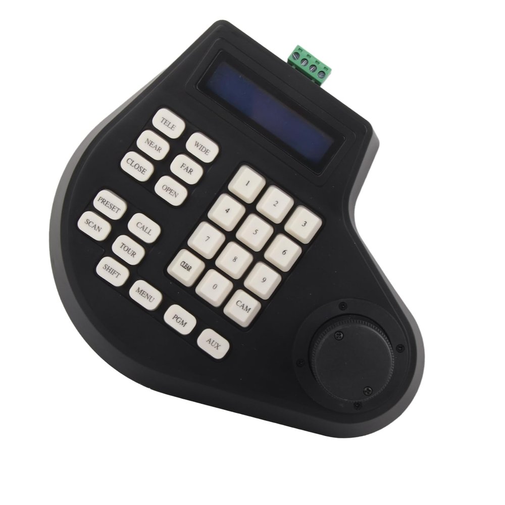 PTZ Camera Controller, PTZ Camera Keyboard, Easy Installation for Monitor (US Plug)