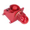 Industrial Siren Alarm, Sound Light Alarm Customizable Voice 40W 130dB Volume Adjustment IP65 for Dock (DC24V view 2