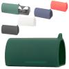 BUCCQTR Soft Silicone Carrying Case Protective Skin Cover Compatible with Sony Pulse Explore Earbuds, Portable Scratch Sleeve Cover with Carabiner (Green) view 1