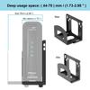 Beiyier Cable Box Mount and Adjustable Wall Mount for Small Wide Devices, Like Streaming Media Devices, DVD Players and BoxesCableBoxM view 3