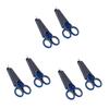 VANZACK 6 Sets Practicable Fishing Scissors Set Line Cutter Plier Steel Fishing Scissors Fish Dehooker for Boats Random Color view 1