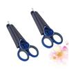 VANZACK 6 Sets Practicable Fishing Scissors Set Line Cutter Plier Steel Fishing Scissors Fish Dehooker for Boats Random Color view 4