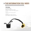 NBWIYQP Rear View Backup Camera Compatible with Kia Sorento 2014-2015 Replaces 95760-2P600 95760-2P600FFF 957602P600 957602P600FFF view 4
