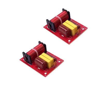 2PCS Full frequency speaker splitter speaker splitter high and low dual frequency HiFi dual channel home audio splitter