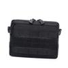 BESPORTBLE 2pcs Outdoor Hiking Waist Bag Storage Pouch for Cell Phones Keys and Gear Small Compact Bag Buckle Straps for Easy Attachment Black view 3