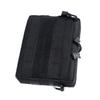 BESPORTBLE 2pcs Outdoor Hiking Waist Bag Storage Pouch for Cell Phones Keys and Gear Small Compact Bag Buckle Straps for Easy Attachment Black view 4