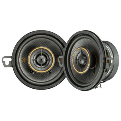 Kicker 51KSC3504 KS-Series 3.5" Coaxial Speakers with .5" tweeters, 4-Ohm, Pair