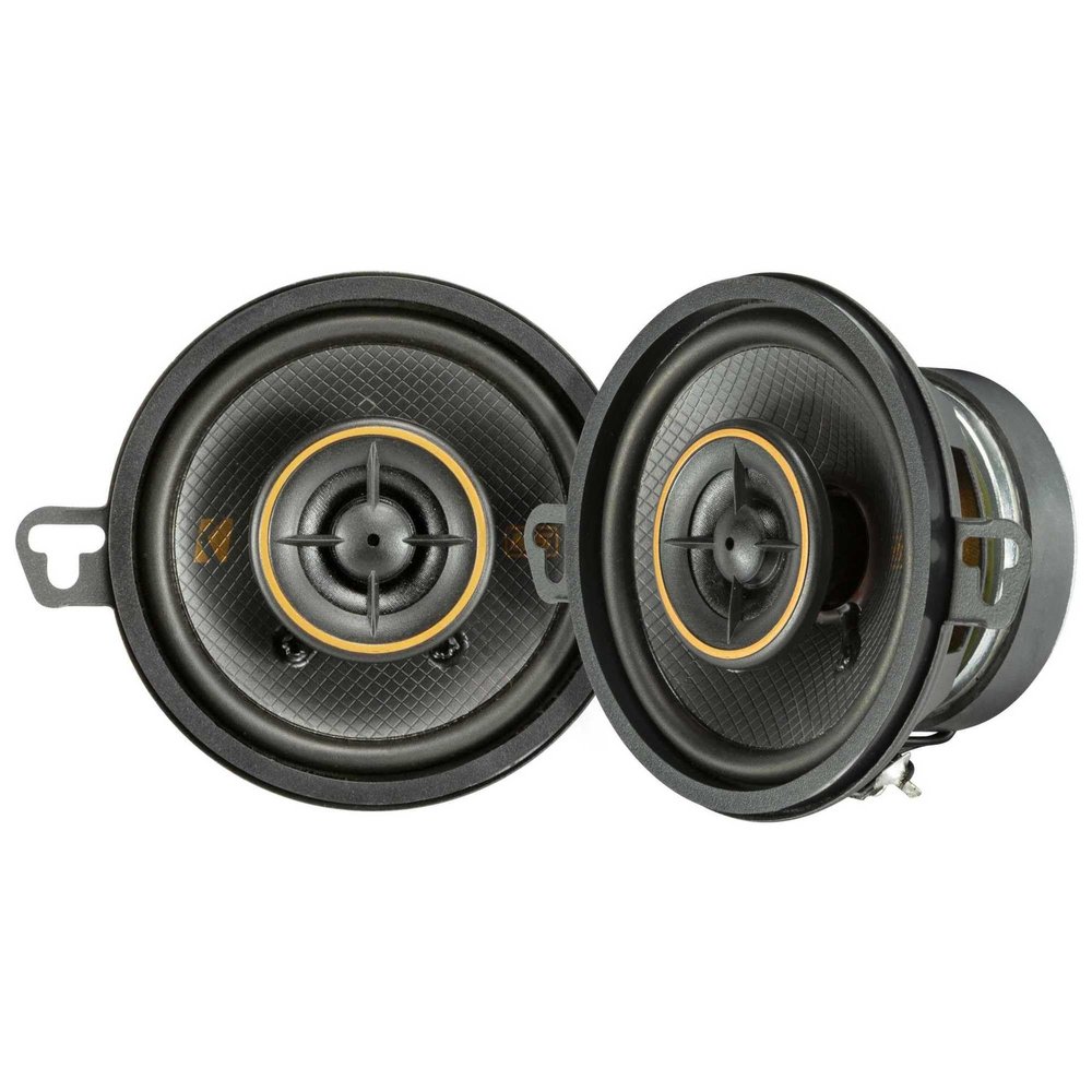 Kicker 51KSC3504 KS-Series 3.5" Coaxial Speakers with .5" tweeters, 4-Ohm, Pair
