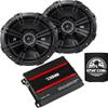 KICKER Speakers and Amp Package of 2 Items: 6-1/2" DS Speakers with DS18 Class D 240W 2-Channel Amplifier view 1