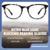 grinderPUNCH Reading Glasses Men Women Fashion Computer Readers Stylish Blue Light Blocking Glasses Gaming Eyeglasses (Tortoise Tide Pool, 2.0, x) view 2