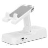 Audio Phone Holder, Mobile Phone Holder Speaker Strong and Sturdy Nonslip High Power for Smartphones for Tablets (White) view 2