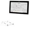 BoxWave Stand and Mount Compatible with Allen Bradley VersaView 6300P (24 in) - Pocket Aluminum Stand 3-in-1, Portable Multi Angle Viewing Riser - Metallic Silver view 1