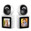 TMEZON 2pk Two Way Audio Video Pet Dog Camera with Speaker Video Calling Devices for Grandparents Wireless Security Camera Indoor Monitor 1080P with Phone app Motion Detection view 1