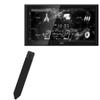 BoxWave Stylus Pouch Compatible with JVC KW-M180BT - Stylus PortaPouch, Pen Stylii Holder Carrier Portable Self-Adhesive - Jet Black view 1