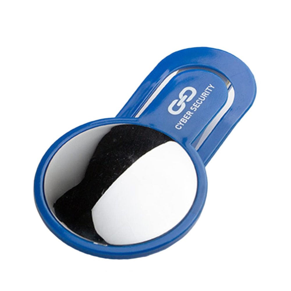 Healeved Computer Rearview Mirror Clip-on 3.58X2.08 Inch Portable Reflective Safety Mirror for Office Desk Monitor Use