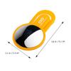 Healeved Computer Rearview Mirror Clip-on 3.58X2.08 Inch Portable Reflective Safety Mirror for Office Desk Monitor Use view 3