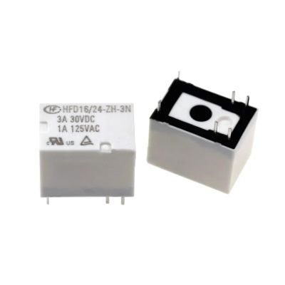 TOBAYA 5PCS/10PCS Relays HFD16-5V-12V-24V-ZH-3N 6Pin 3A 30VDC (Size : 10PCS HFD16-5V-ZH3N)