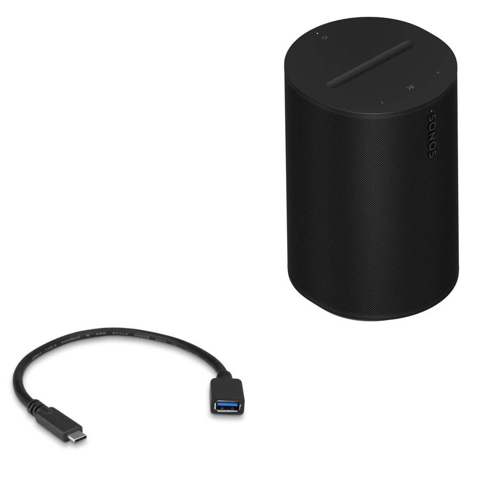 BoxWave Cable Compatible with Sonos Era 100 - USB Expansion Adapter, Add USB Connected Hardware to Your Phone