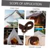 BESPORTBLE Elastic Rope Straps for Camping Luggage Binding and Tent Fixing Polypropylene Material Excellent Elasticity Light view 3