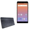 BoxWave Keyboard Compatible with SpectraLink Versity 9540 Smartphone - SlimKeys Bluetooth Keyboard, Portable Thin with Chiclet-Style Keys - Jet Black view 1