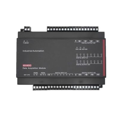 8DI8DO Combined Control System Modbus RTU Protocol Serial Port RS485 232 Digital Input and Output (Size : 8DI 8DO RS485)