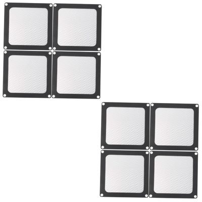 jojofuny 8pcs Computer Fan Chassis Fan Mesh Computer Cover Monitor Dust Screen Ultra-fine