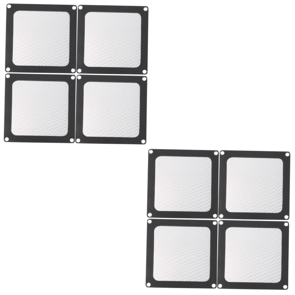 jojofuny 8pcs Computer Fan Chassis Fan Mesh Computer Cover Monitor Dust Screen Ultra-fine