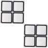 jojofuny 8pcs Computer Fan Chassis Fan Mesh Computer Cover Monitor Dust Screen Ultra-fine view 1