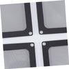 jojofuny 8pcs Computer Fan Chassis Fan Mesh Computer Cover Monitor Dust Screen Ultra-fine view 4