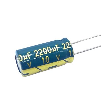 10pcs/lot 10V 2200UF 10 * 20 Aluminum Electrolytic Capacitor Size 10X20mm 2200UF 10v