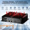 Kinupute Industrial Mini PC, Fanless Desktop Computer Core i7-1165G7 2.8-4.7GHz, Windows 11 Pro, 8G DDR4 RAM, 256G SSD, VGA/HDMI 4K@60Hz, 2x2.5G LAN Ports, 6xCOM RS232, 4G Module Slot, WiFi6/BT5.2 view 2