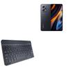 BoxWave Keyboard Compatible with Poco X4 GT - SlimKeys Bluetooth Keyboard, Portable Thin with Chiclet-Style Keys - Jet Black view 1