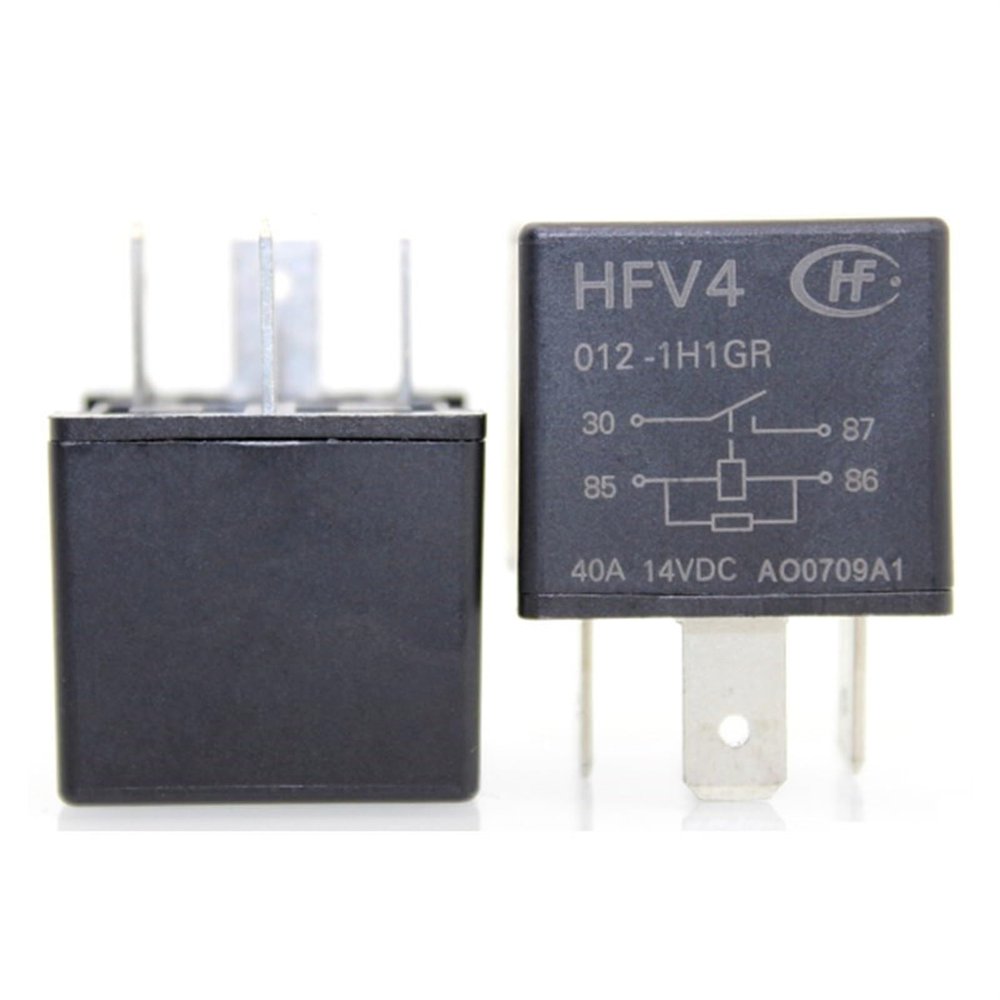 TOBAYA 40A Automotive Relays 12V 4pin 5pin car relays (Size : 12v 5pin)