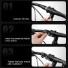 Wilitto TitaniumBike Cycling GPS Computer Mount Bracket for Integrated Handlebar, Out Front Cycling Computer Extension Bracket Lamp Holder Compatible with GarminWahooBryton Red view 4