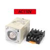 TOBAYA H3BA-N8H 8PIN 50/60Hz 2NO2NC Time 1.2s to 300h 48 * 48mm DC12V DC24V AC110V AC220V Multifunctional Solid State Relay (Size : AC110V) view 2
