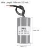 1pcs CBB60 Motor Run Capacitor 12uF 250V AC 2 Wires 50/60Hz Cylinder 73x38mm for Air Compressor Water Pump Motor view 3