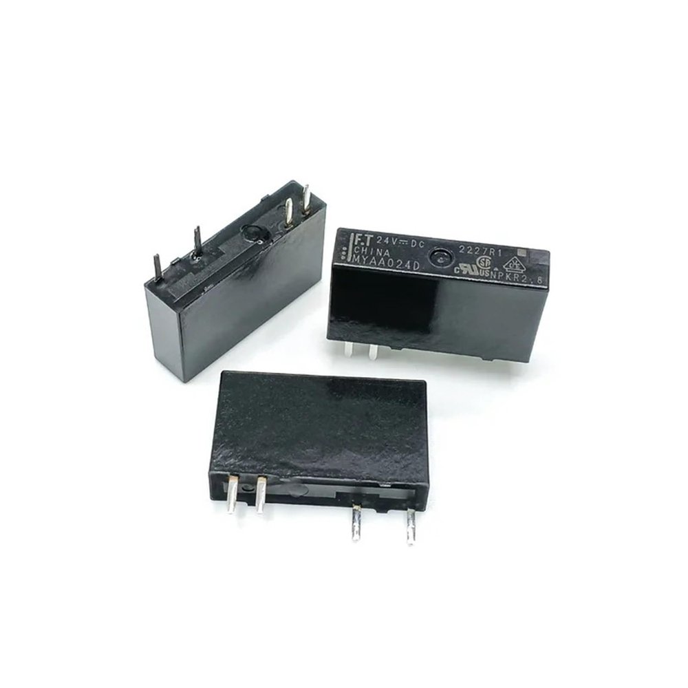 TOBAYA Relays 5PCS/10PCS MYAA024D 4Pin 5A 24V Power Relay (Size : 10PCS MYAA024D)