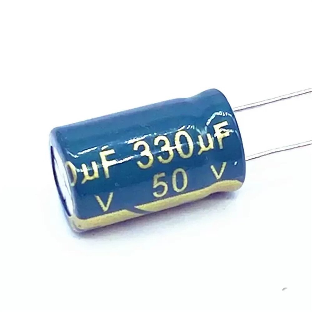 10pcs/lot high Frequency Low impedance 50v 330UF Aluminum electrolytic Capacitor Size 10 * 17 330UF
