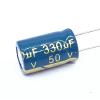 10pcs/lot high Frequency Low impedance 50v 330UF Aluminum electrolytic Capacitor Size 10 * 17 330UF view 1