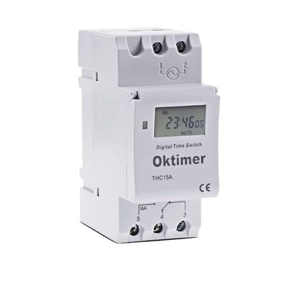 THC15A Microcomputer Electronic Programmable Digital Timer Switch Relay Control 12V 24v 110V 220V 16A Din Rail Mount (Size : Xiang yang pai 220V)