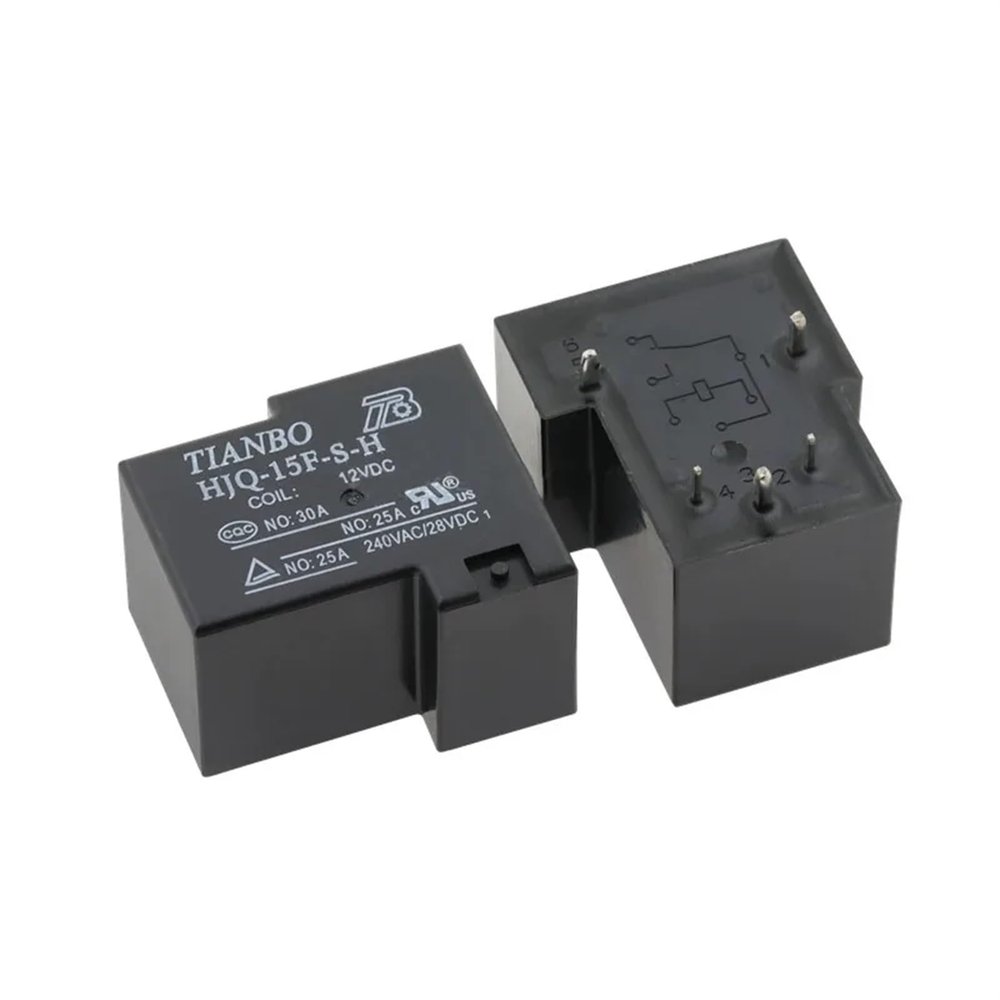 TOBAYA Relays 10Pcs HJQ-15F-S-H-05VDC HJQ-15F-S-H-012VDC HJQ-15F-S-H-024VDC 5Pin 24A 240VAC (Size : HJQ-15F-S-H-05VDC)