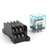TOBAYA Intermediate Relay HH63P LY3NJ 10A Micro Small Electromagnetic Relay ACDC12V24V AC110V 220V 380V with 11 pins Socket Base PTF11A (Color : No Socket, Size : AC 24V) view 4
