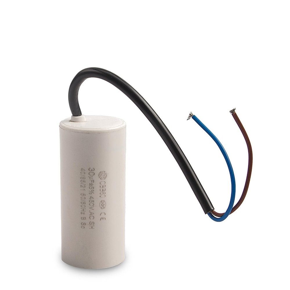 CBB60 450V 30uF Running Motor Start Capacitor for Electric Machine Two Wires